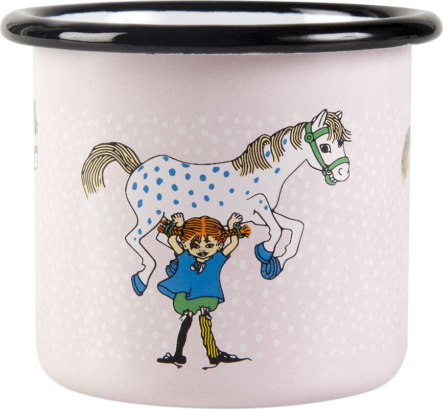 Muurla Pippi Tasse 150 ml, motif Pippi et le cheval