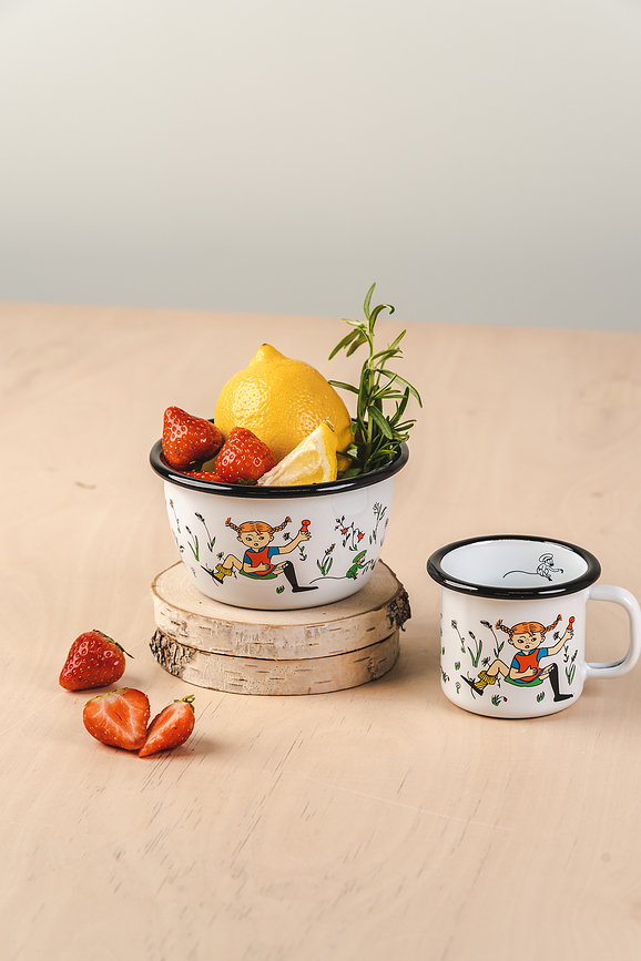 Muurla Pippi Tasse 150 ml, motif Pippi et le cheval