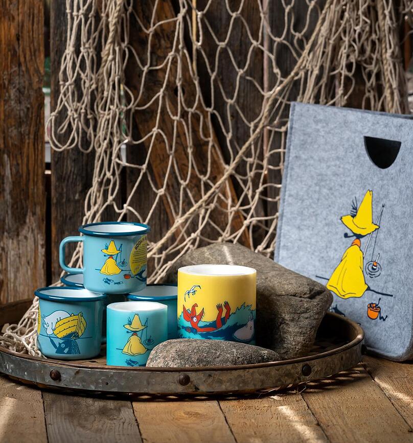 Muurla Moomin Tasse, 370 ml, motif Snufkin