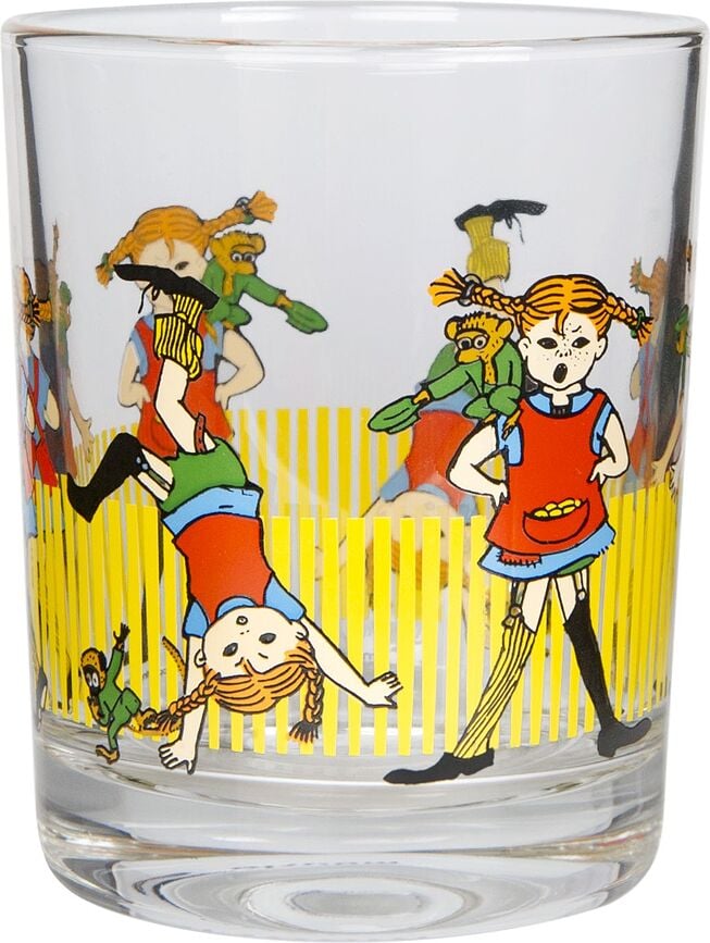 Muurla Wasserglas 200 ml Pippi Langstrumpf