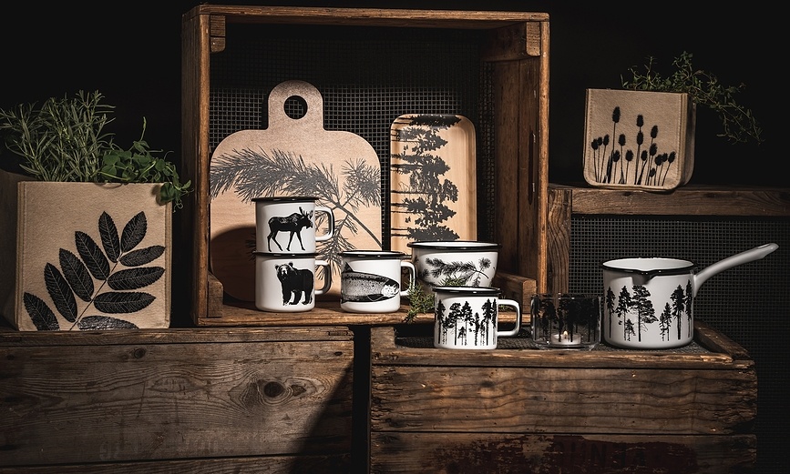 Nordic Koš za shranjevanje, 14 cm, sena