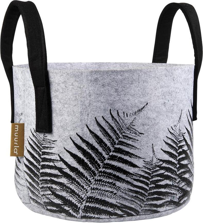 Nordic Panier de Rangement, 24 cm, motif feuilles