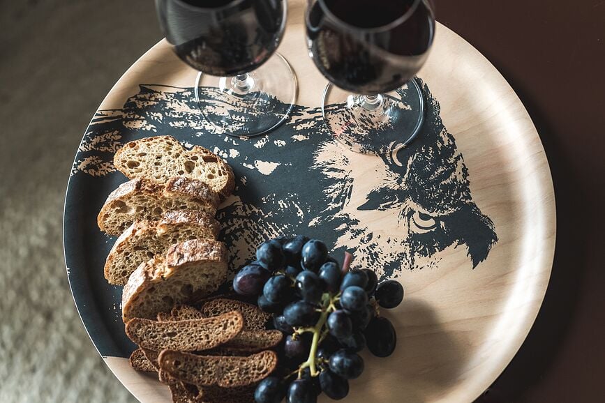 Nordic Pladanj za posluživanje 35 cm uzorak sove