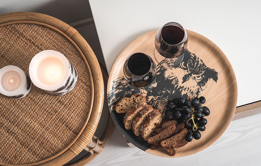 Nordic Pladenj za serviranje, 35 cm, sova