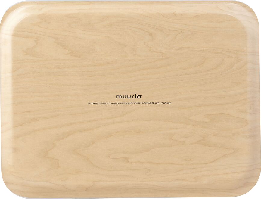 Nordic Won’t Slip Plateau de Service antidérapant, 13 x 27 cm, motif fougère