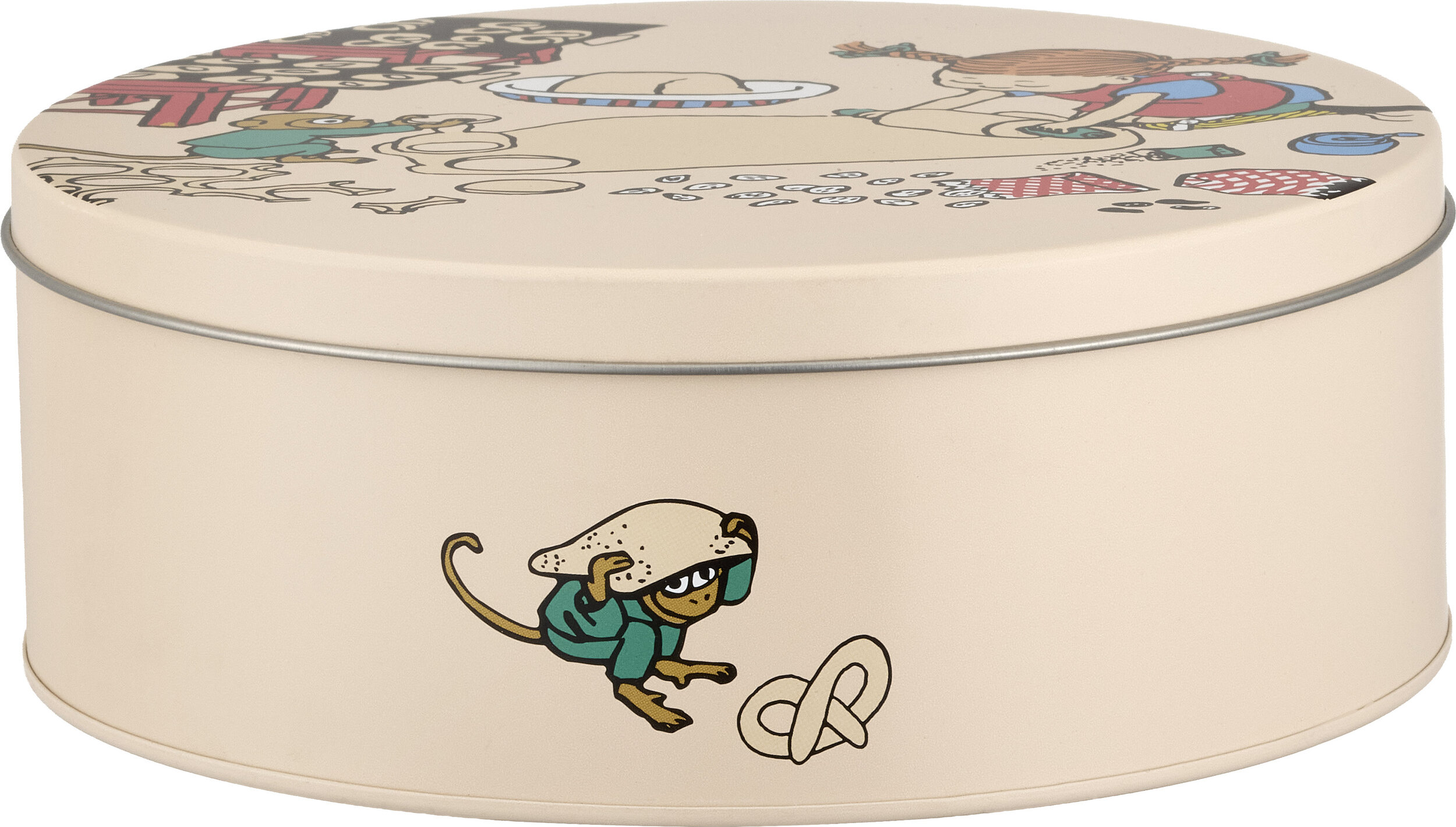 Pippi Langstrumpf Aufbewahrungsbox 18 cm, beige
