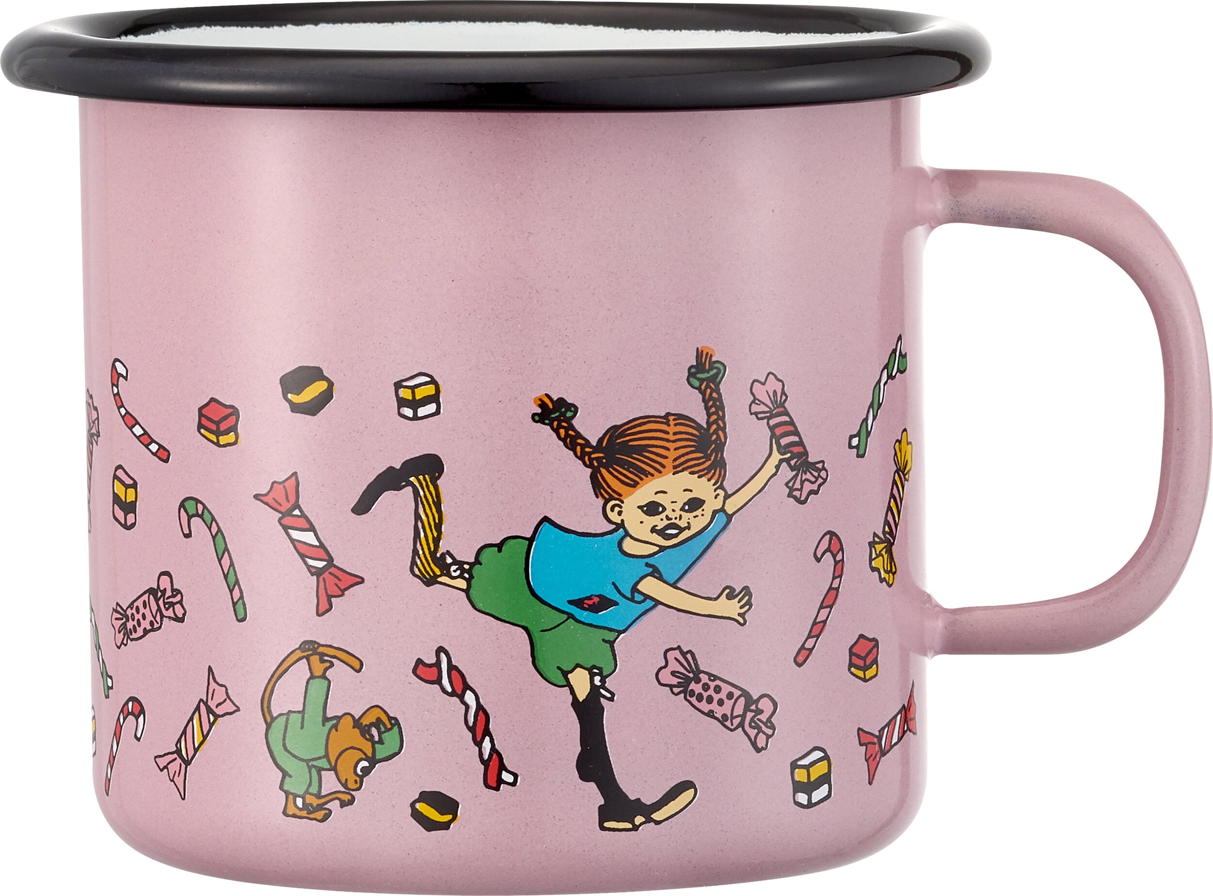 Pippi Langstrumpf Candy Tasse 250 ml, rosa