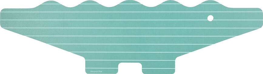 Planche à découper Fauna 44 x 12,5 cm, verte