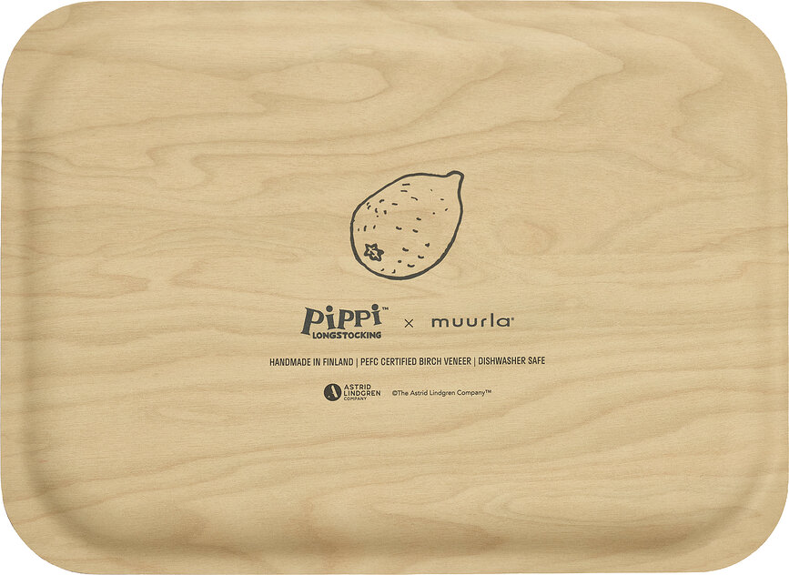 Plateau de service Muurla Pippi Longstocking 27 x 20 cm