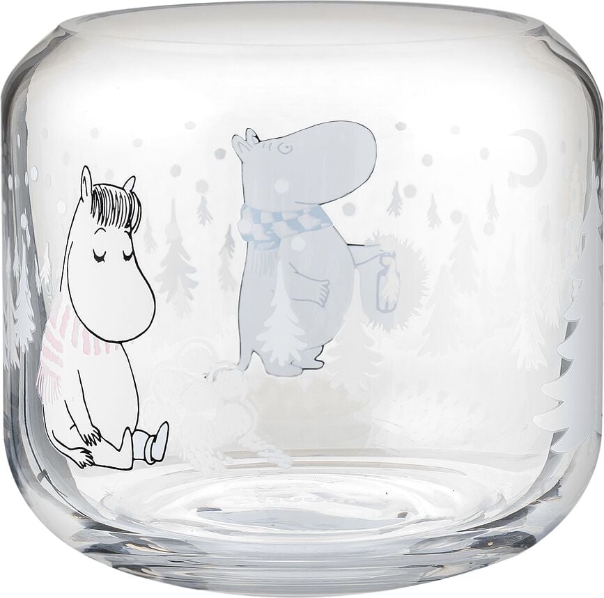 Portavelas para tealight Muurla Moomin Snowfall, 8 cm