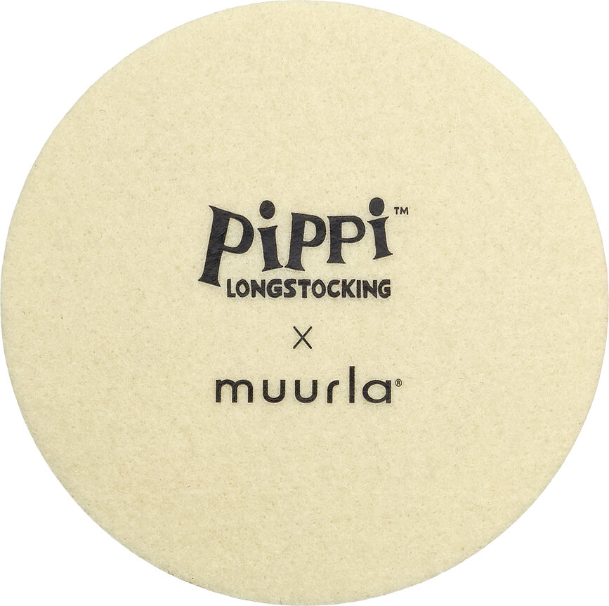 Posavasos Muurla Pippi Calzaslargas 10 cm, 4 unidades