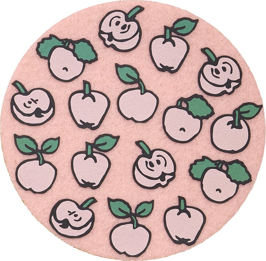 Posavasos Muurla Pippi Calzaslargas 10 cm, 4 unidades