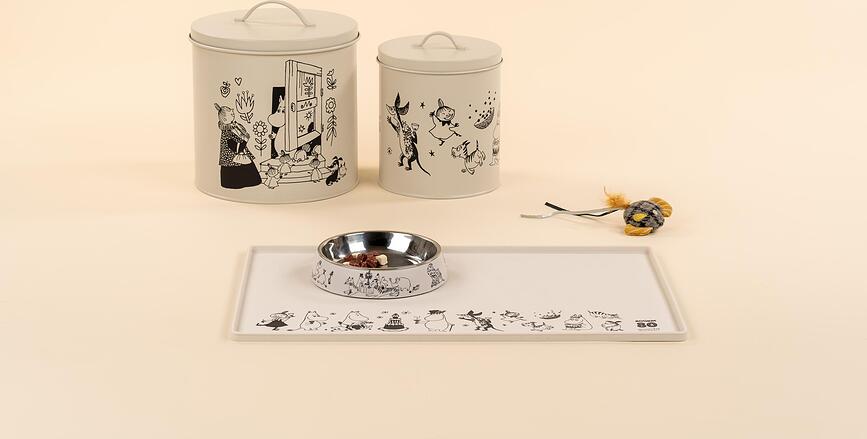 Recipientes para Comida de Mascotas Muurla Moomins 80, Pack de 2 unidades