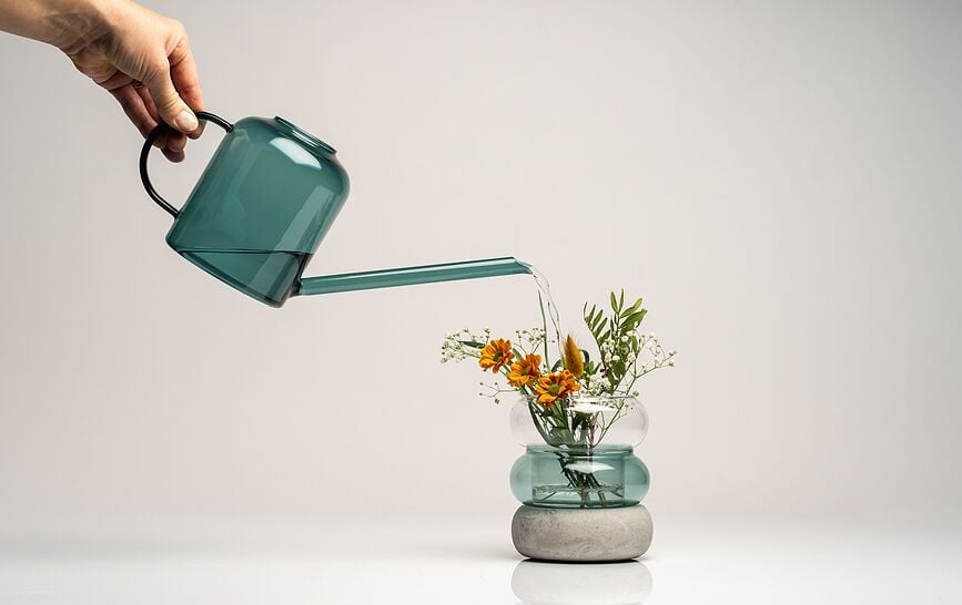 Regadera Watering Can, 800 ml, azul turquesa