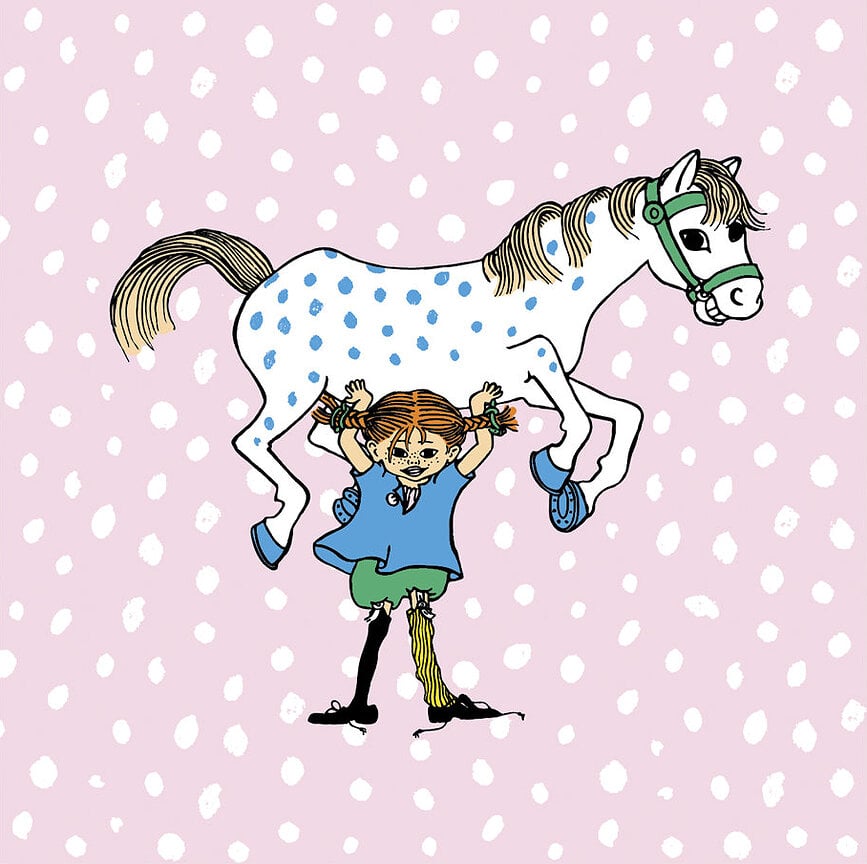 Servilleta Muurla Pippi Calzaslargas 33 x 33 cm