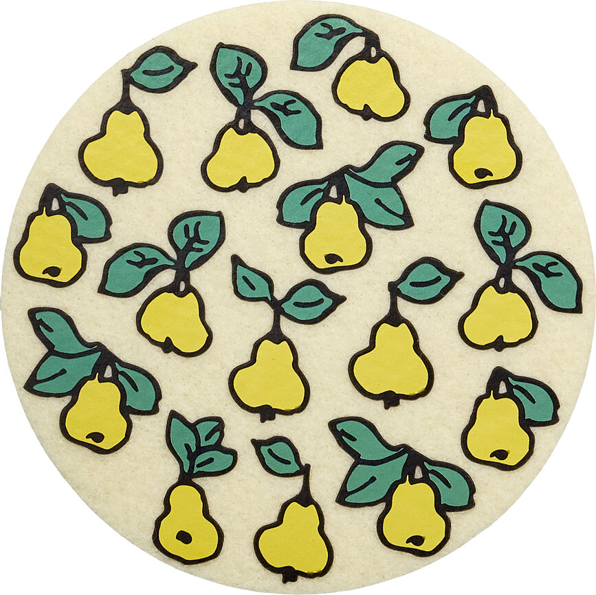 Sous-verres Muurla Pippi Longstocking 10 cm, lot de 4