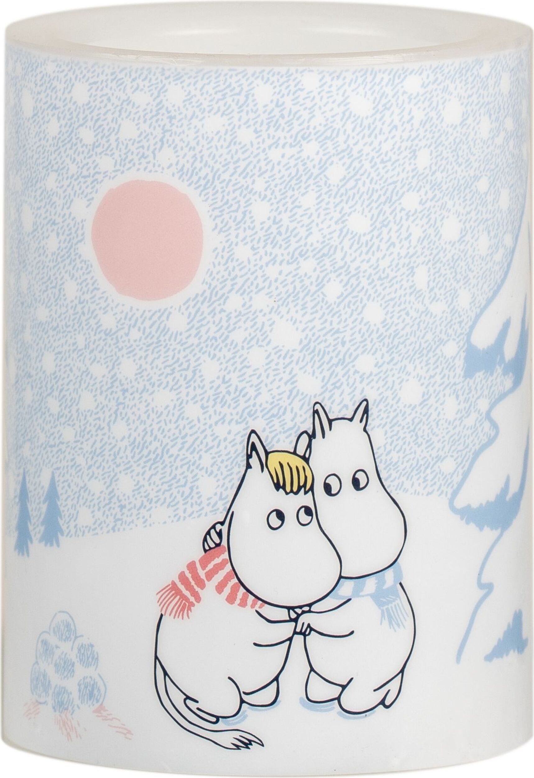 Świeca Muurla Muminki Let it Snow 10 cm LED