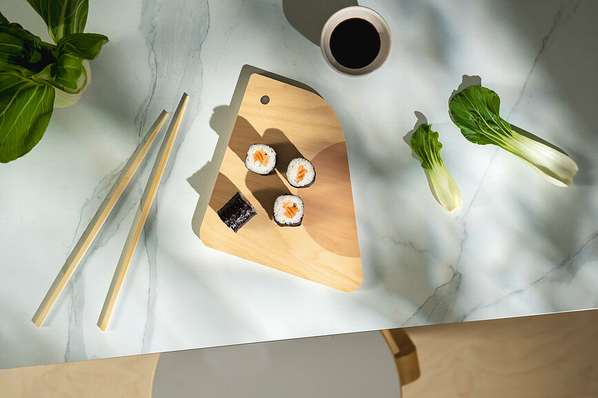 Tabla de cortar Fauna 44 x 12,5 cm, verde