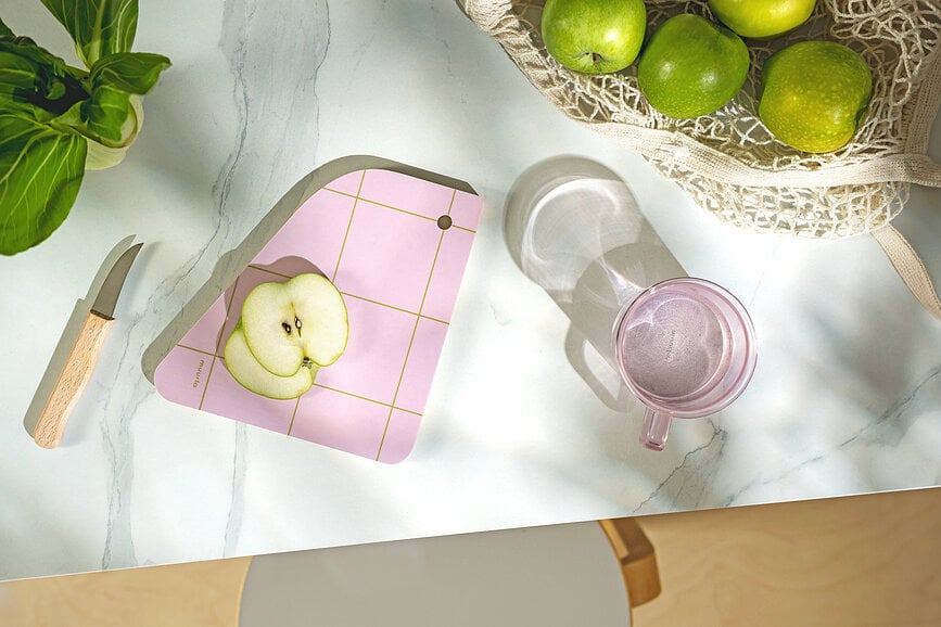 Tabla de cortar Fauna 44 x 12,5 cm, verde