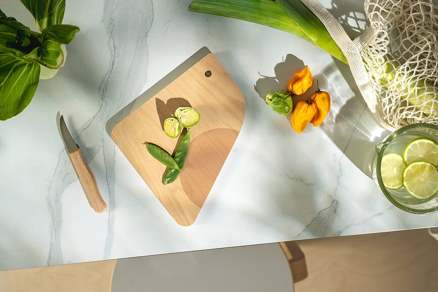 Tabla de cortar Fauna 44 x 12,5 cm, verde