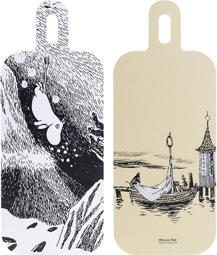 Tabla de Cortar Muurla Moomin Adventures on the Water, 13 x 33 cm