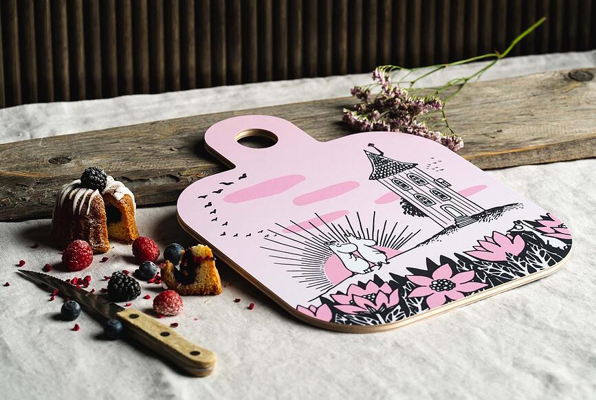 Tabla de cortar Muurla Moomin Friendship, 25 x 32 cm