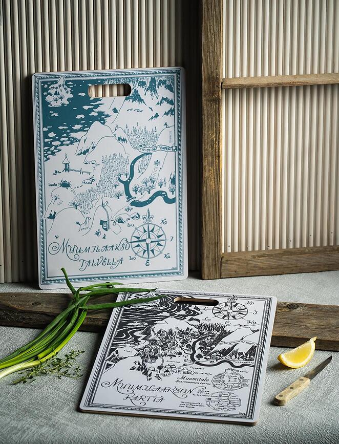 Tabla de Cortar Muurla Moomin The Map, 30 x 43 cm