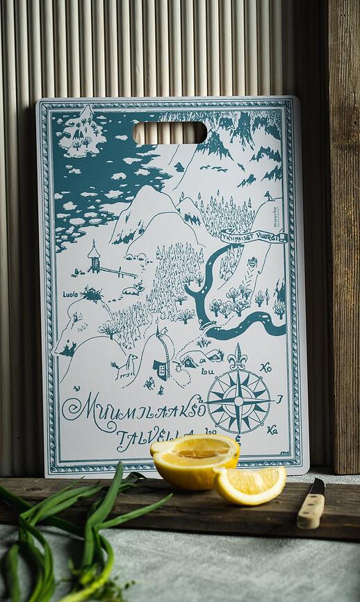 Tabla de Cortar Muurla Moomin The Map, 30 x 43 cm