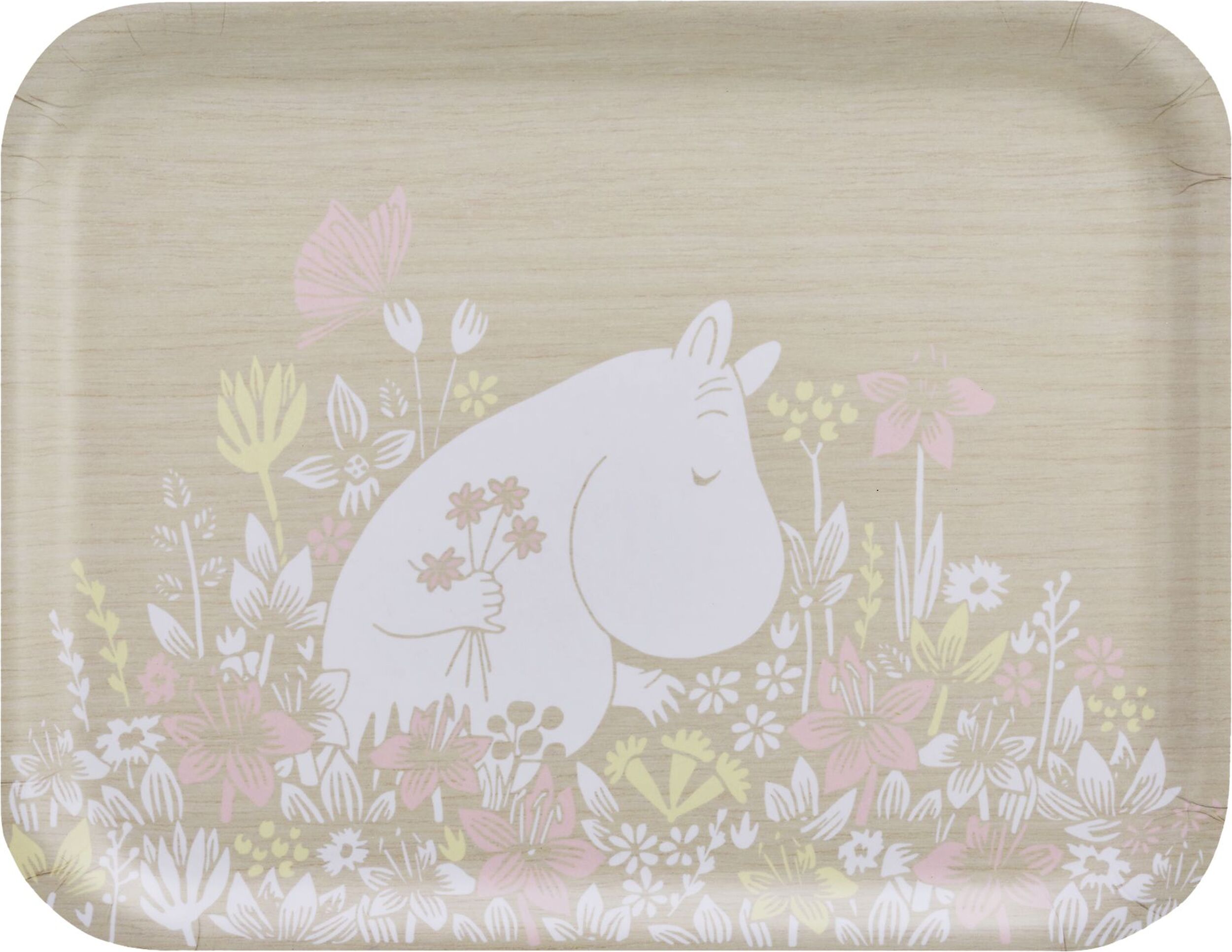 Taca do serwowania Muurla Muminki Flower Field 28 x 36 cm