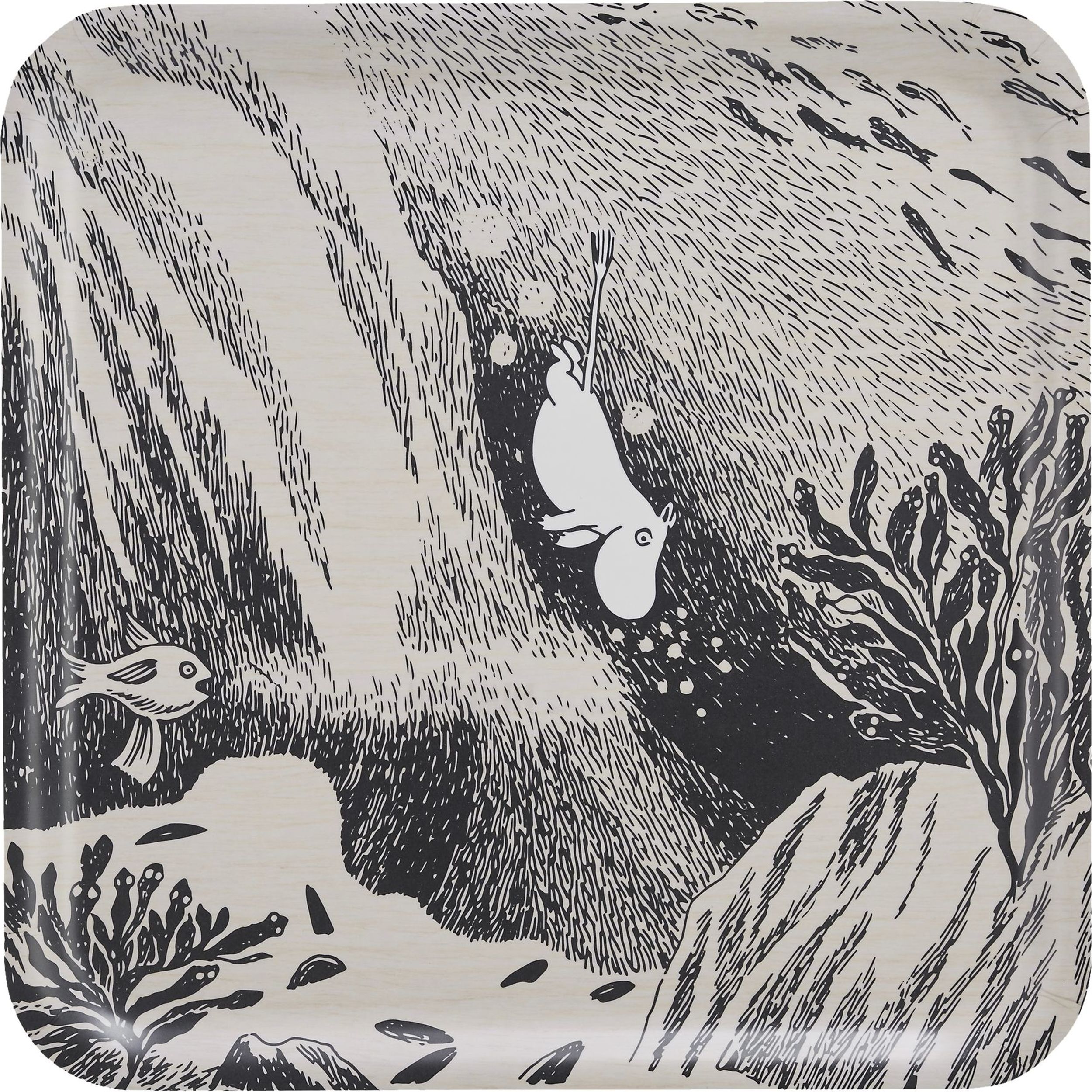 Taca do serwowania Muurla Muminki The Dive 33 x 33 cm
