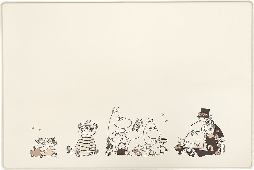 Tapis de gamelle pour chien ou chat Muurla Moomins