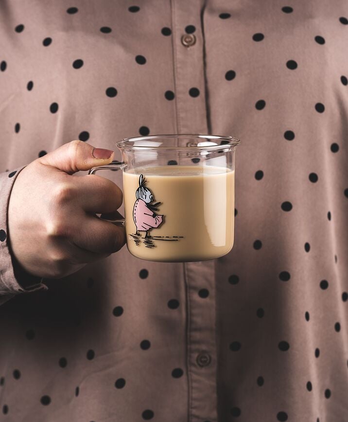 Taza de cristal Muurla Moomin Snorkmaiden, 350 ml