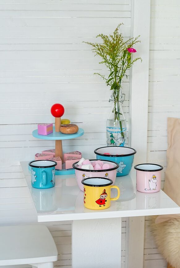 Taza retro Muurla Moomin, 370 ml, menta