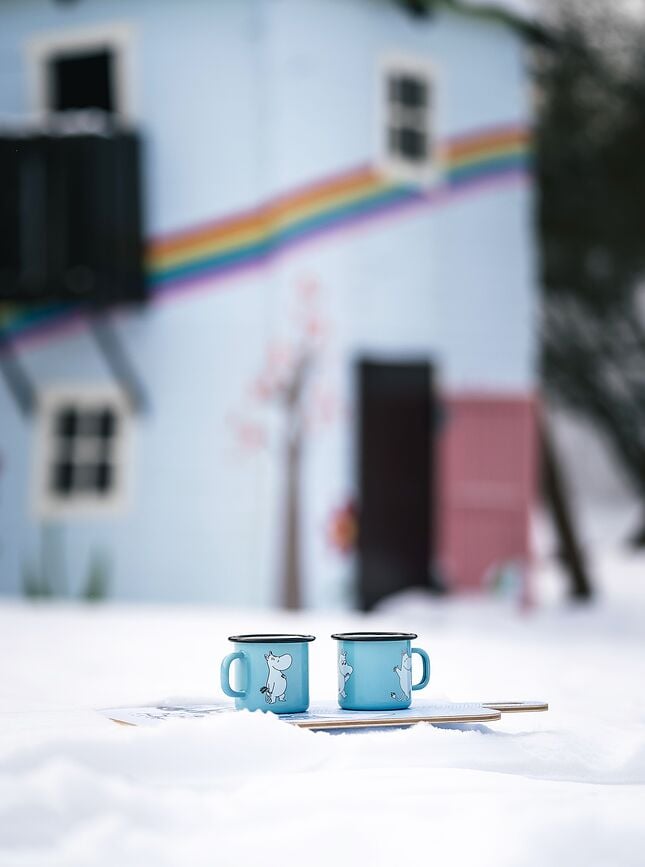 Taza retro Muurla Moomin, 370 ml, menta