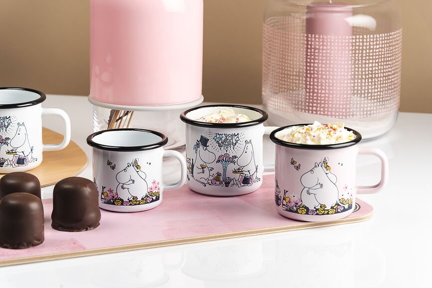 Taza retro Muurla Moomin, 370 ml, menta