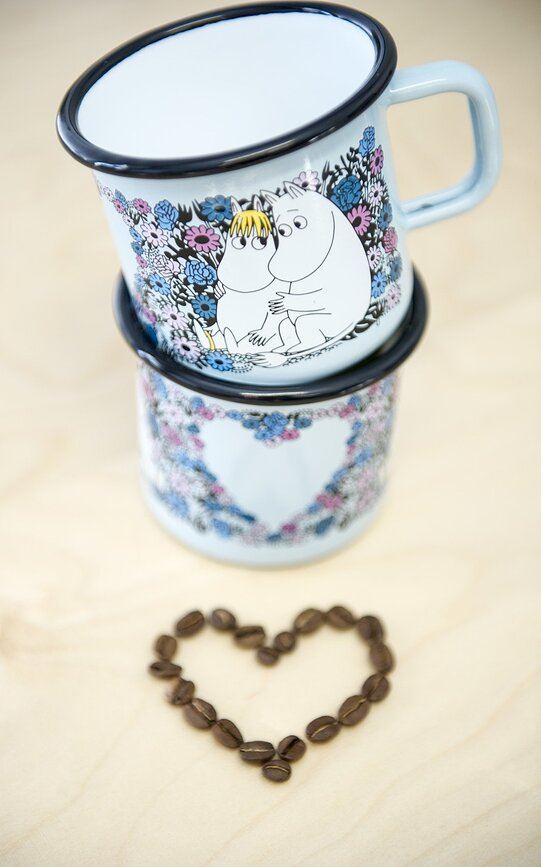 Taza Moomin Muurla, diseño Let it Snow, 370 ml