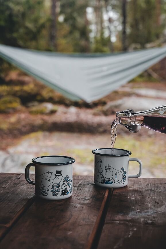 Taza Moomin Muurla, diseño Let it Snow, 370 ml