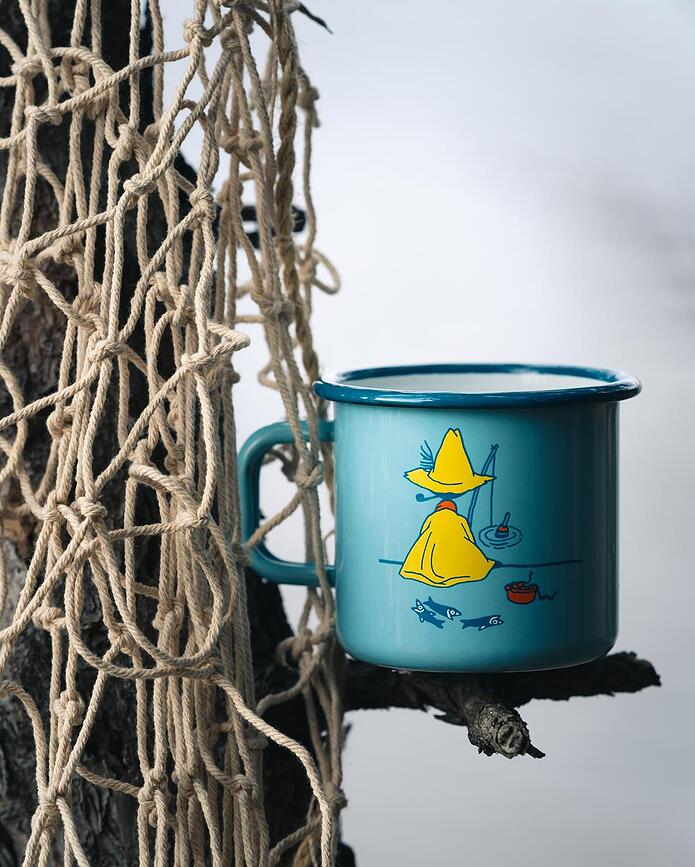 Taza Moomin Muurla, diseño Let it Snow, 370 ml