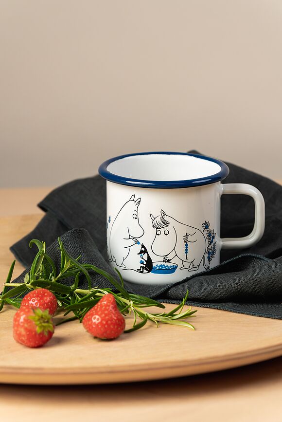 Taza Moomin Muurla, diseño Let it Snow, 370 ml