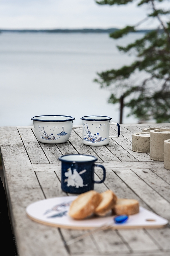 Taza Moomin Muurla, diseño Let it Snow, 370 ml