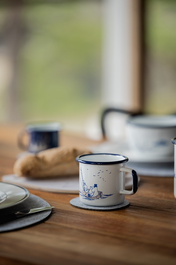 Taza Moomin Muurla, diseño Let it Snow, 370 ml