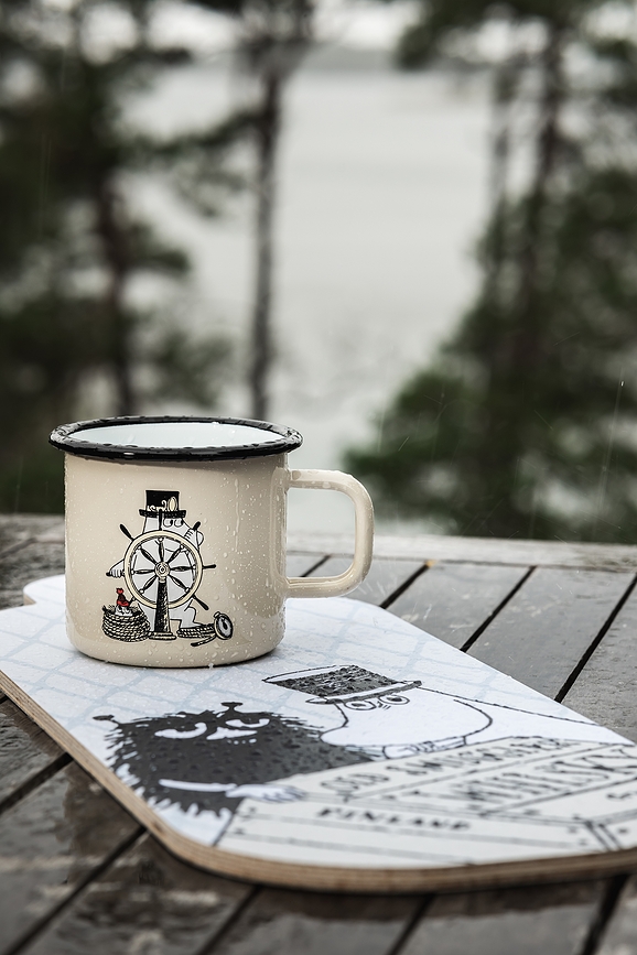 Taza Moomin Muurla, diseño Let it Snow, 370 ml