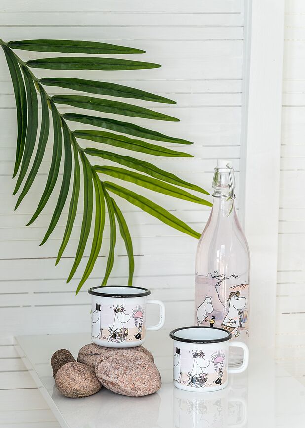 Taza Moomin Muurla, diseño Let it Snow, 370 ml