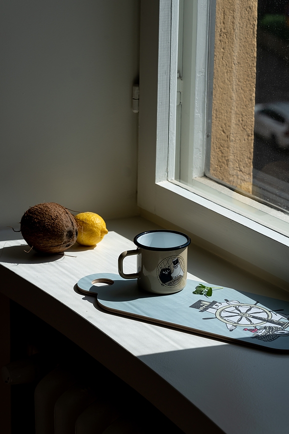 Taza Moomin Muurla, diseño Let it Snow, 370 ml