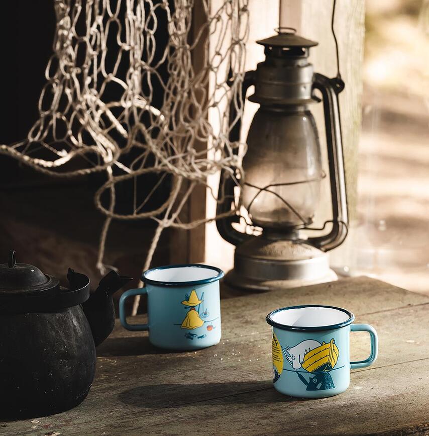 Taza Moomin Muurla, diseño Let it Snow, 370 ml