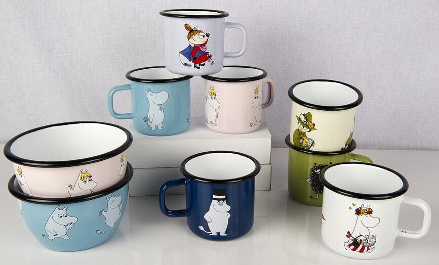 Taza retro Muurla Moomin, diseño Snorkmaiden, 250 ml