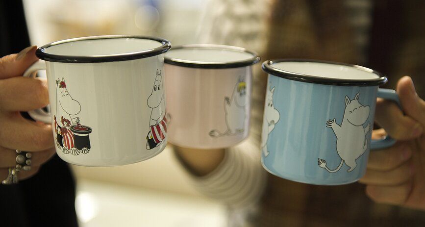 Taza retro Muurla Moomin, diseño Snorkmaiden, 250 ml