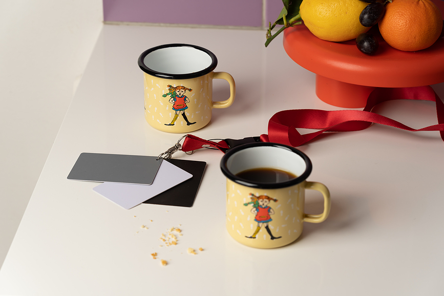 Taza Muurla Pippi Calzaslargas, diseño Pippi y el Caballo, 250 ml