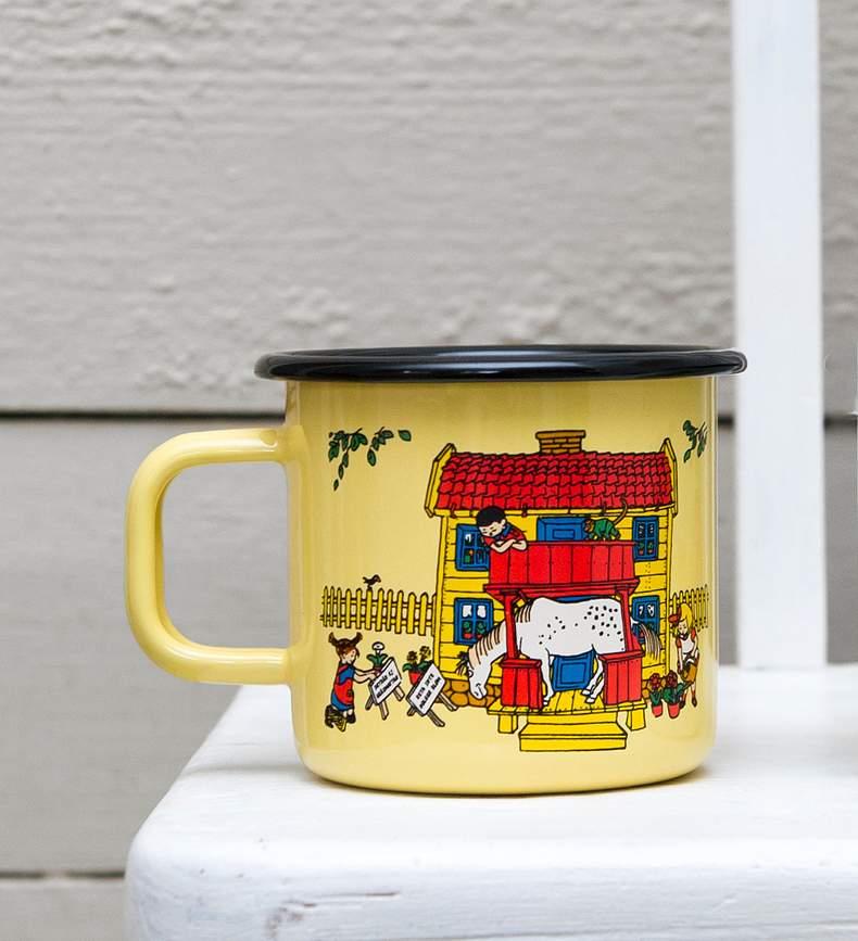 Taza Muurla Pippi Calzaslargas Villa Villekulla, 370 ml