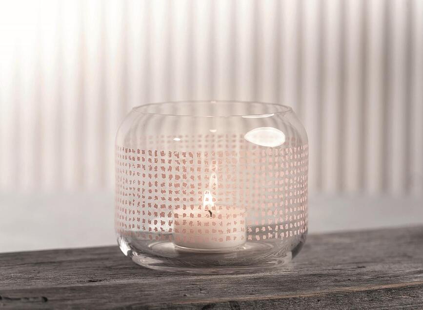 Twine Κηροπήγιο, 17 cm, γυάλινο